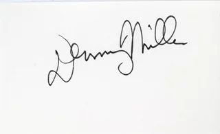 Denny Miller autograph