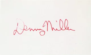 Denny Miller autograph
