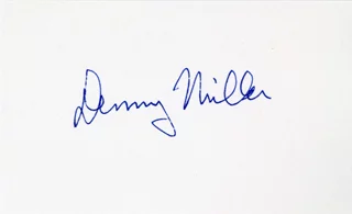 Denny Miller autograph