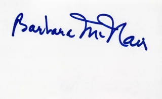 Barbara McNair autograph