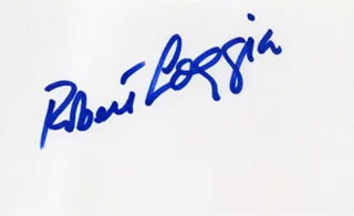 Robert Loggia autograph
