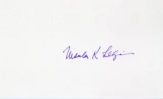 Ursula K. Le Guin autograph