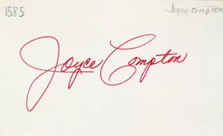 Joyce Compton autograph