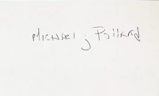 Michael J. Pollard autograph