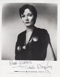 Sarah Douglas autograph