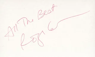 Roger Corman autograph