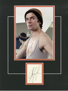 Rudolf Nureyev autograph