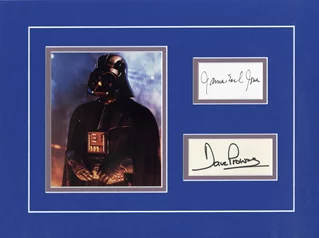 Darth Vader autograph