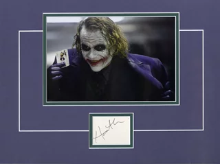 Heath Ledger autograph