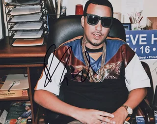 French Montana autograph