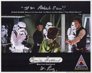 Barrie Holland autograph