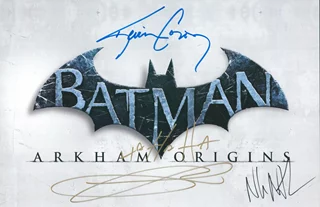 Batman: Arkham Origins autograph