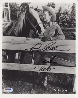 Rex Allen autograph