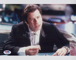 John Travolta autograph