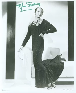 Sylvia Sidney autograph