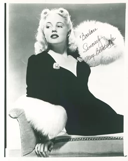 Mary Beth Hughes autograph