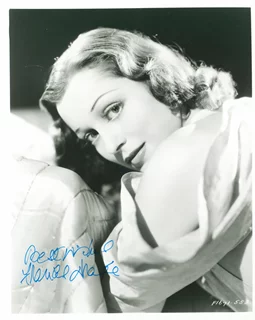 Frances Drake autograph