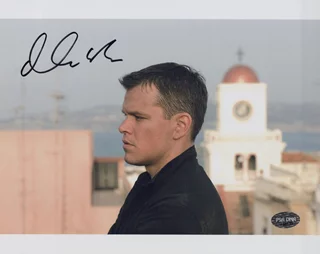 Matt Damon autograph