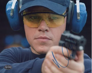 Matt Damon autograph