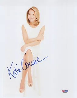 Katie Couric autograph