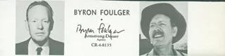 Byron Foulger autograph