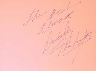 Dorothy Dandridge autograph