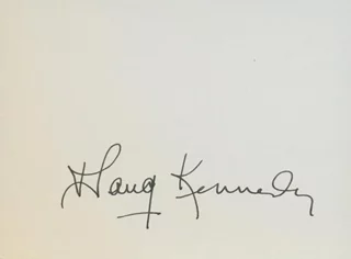 Douglas Kennedy autograph