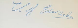 Cliff Edwards autograph