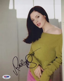 Rose McGowan autograph
