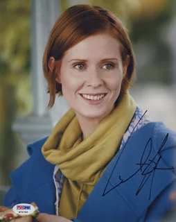Cynthia Nixon autograph
