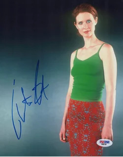 Cynthia Nixon autograph