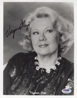 Virginia Mayo autograph