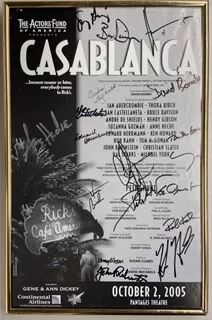 Casablanca autograph