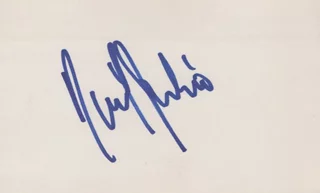 Raul Julia autograph