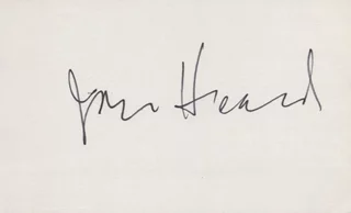 John Heard autograph