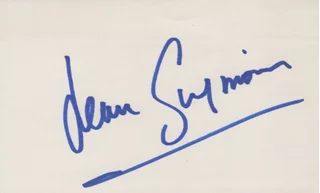 Jean Simmons autograph