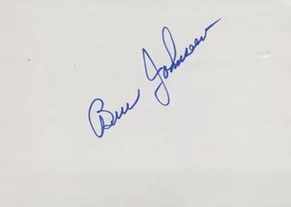 Ben Johnson autograph