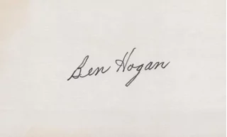 Ben Hogan autograph
