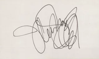 Jani Lane autograph