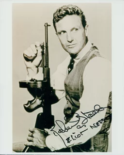 Robert Stack autograph