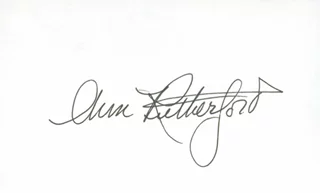 Ann Rutherford autograph