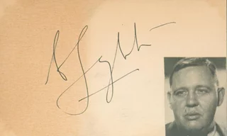 Charles Laughton autograph