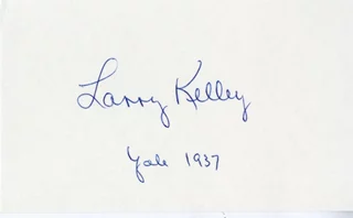 Larry Kelley autograph