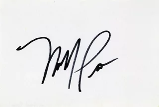Michael Pena autograph