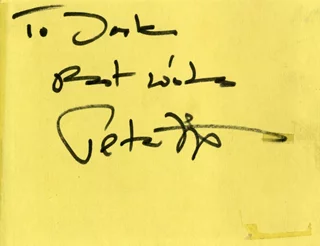 Peter Fonda autograph