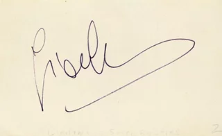 Giancarlo Giannini autograph