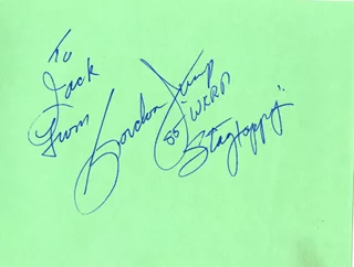 Gordon Jump autograph