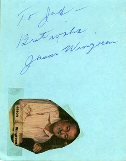 Jason Wingreen autograph