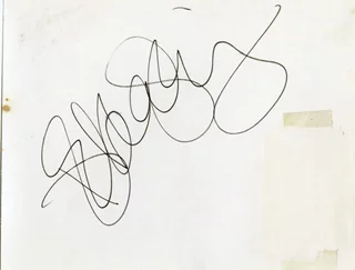 Debra Winger autograph