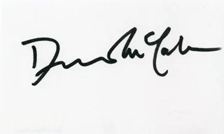 David McCallum autograph